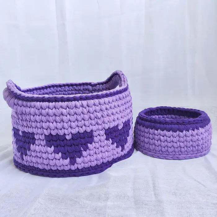 סלסלה עם פס - קטנה