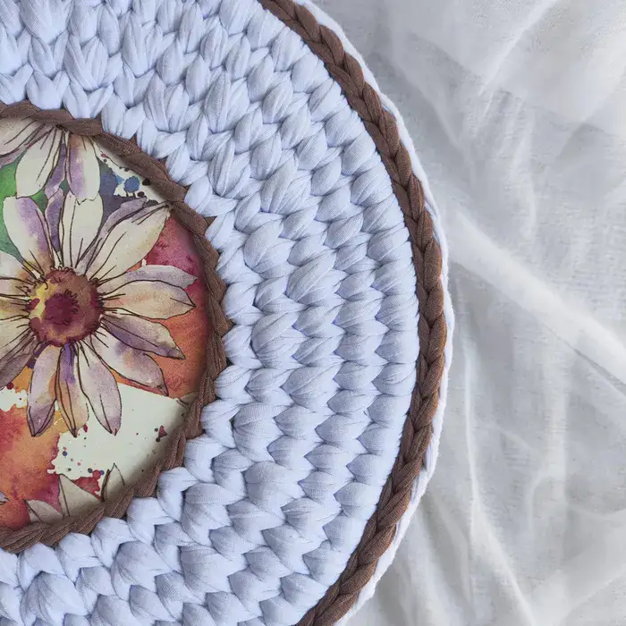 סלסלה אלגנטית עם מכסה - גדולה