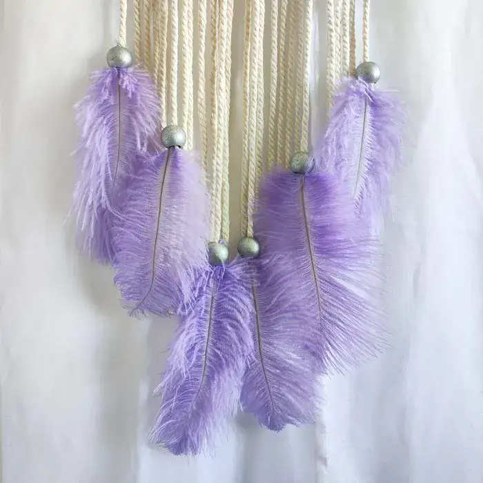 מקרמה סגול סרוג - קטן