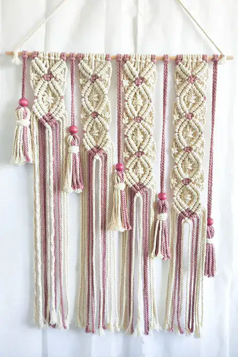 מקרמה מעוינים מדורג - גדול