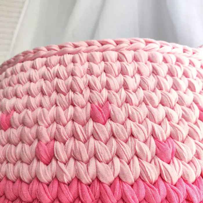 סל ענק בגווני ורוד וסגול