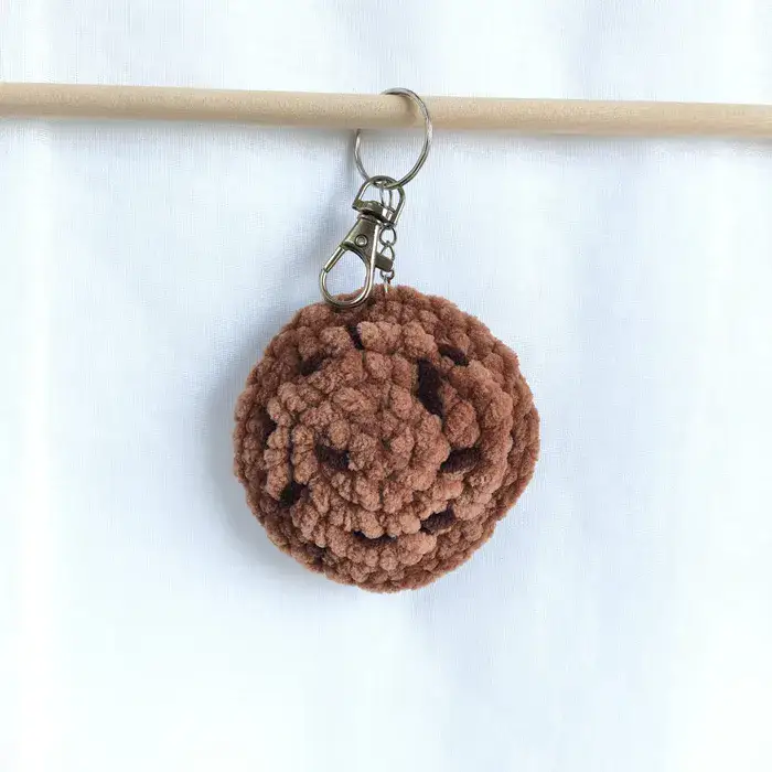 תליון/מחזיק מפתחות בצורת עוגיית שוקוצ'יפס